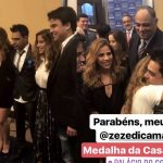 Zezé e as filhas (Foto: Reprodução)