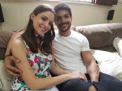 Lucas e a noiva (Foto: Divulgação)