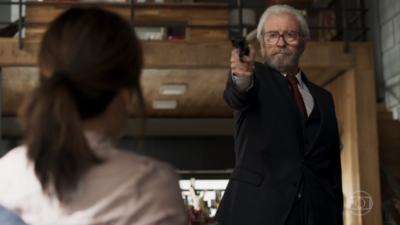 Duda (Gloria Pires) e Natanael em cena de O Outro Lado do Paraíso
(Foto: Reprodução/Globo)