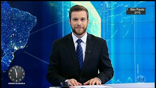 Considerado o gato das manhãs do SBT Cassius Zeilmann posta foto inusitada
