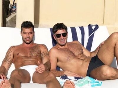 Ricky Martin e o marido (Foto: Reprodução)