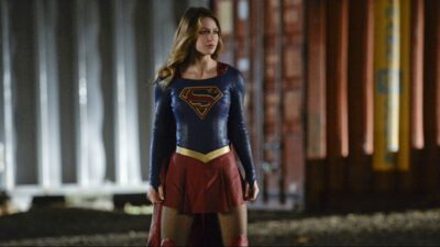 Melissa Benoist, a Supergirl, em cena da série homônima
(Foto: Divulgação)