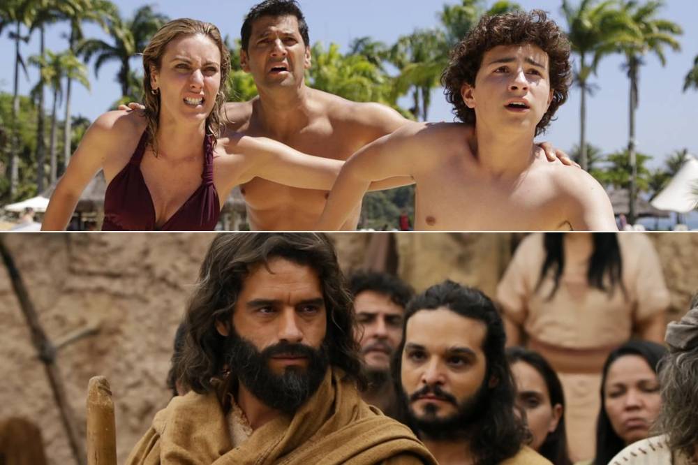 Novelas Apocalipse e Os Dez Mandamentos da Record (Foto: Reprodução)