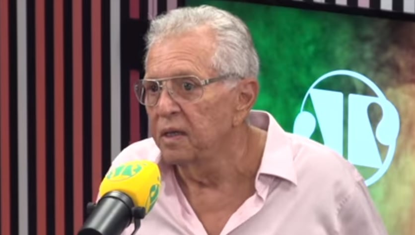 O apresentador Carlos Alberto de Nóbrega. (Foto: Reprodução)