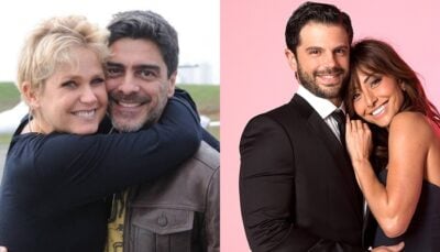 Junno Andrade, namorado de Xuxa, e Duda Nagle, namorado de Sabrina, foram reprovados em teste. (Foto: Divulgação/Reprodução/Montagem/TV Foco)