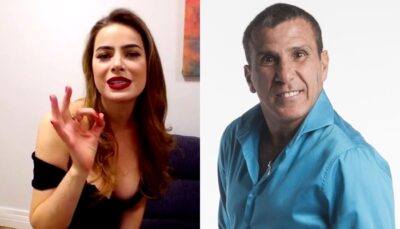 Rayanne Morais e Eri Johnson foram o mais novo casal dos famosos. (Foto: Reprodução)