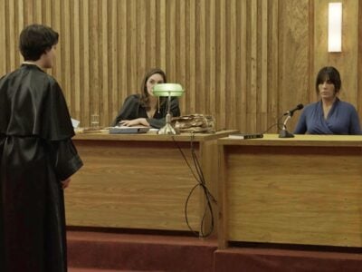Revelações no julgamento de Beth/Duda na novela O Outro Lado do Paraíso. (Foto: Divulgação/TV Globo)