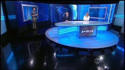 Jornalismo do SBT não investe em cenários e deixa noticiários mornos (Divulgação)