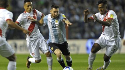 Argentina x Peru foi o jogo de maior audiência da TV paga em 2017. (Foto: Divulgação)
