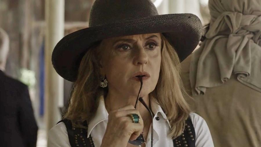 Sophia (Marieta Severo) em cena de O Outro Lado do Paraíso (Foto: Reprodução/Globo)