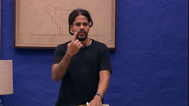 Viegas no BBB18 (Foto: Reprodução)