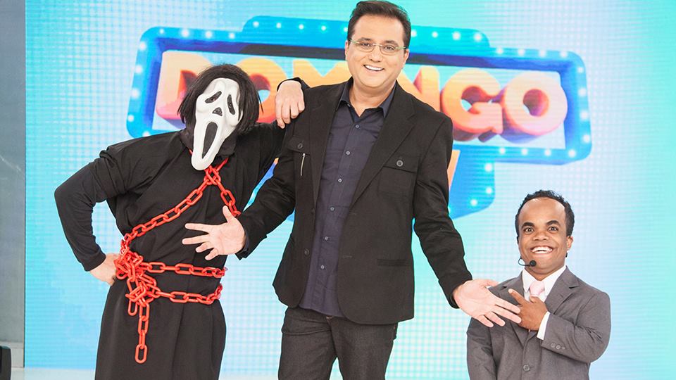 Geraldo Luís, a Morte e Marquinhos (Foto: Reprodução)