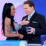 Inês Brasil e Silvio Santos (Foto: Divulgação/SBT)