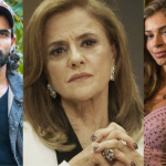 Sophia colocar Mariano e Livia atrás das grades em O Outro Lado do Paraíso (Foto montagem TV Foco)