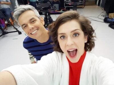 Otaviano Costa e Sophia (Foto: Reprodução)