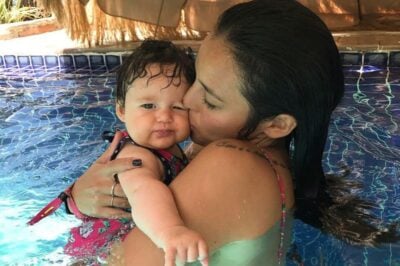 Yanna Lavigne e a filha (Foto: Reprodução)