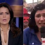 Adriana critica a cobertura da Globo. Foto - montagem.