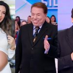 Apresentadores disputam comando do Topa ou Não Topa no SBT. (Foto: Reprodução/Montagem)