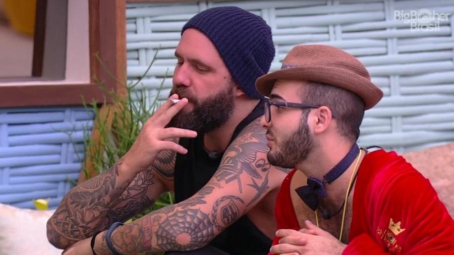 Caruso no BBB18 (Foto: Reprodução)