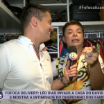 David Brazil deu entrevista para o programa Fofocalizando. (Foto: Reprodução/SBT)