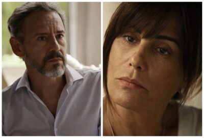 Henrique e Duda tem conversa reveladora em O Outro Lado do Paraíso (Foto montagem TV Foco/Gshow)