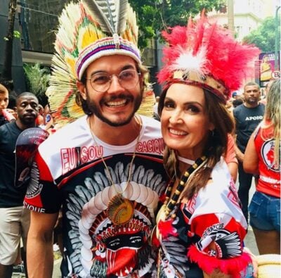 Túlio Gadelha e Fátima Barnardes (Foto: Reprodução)