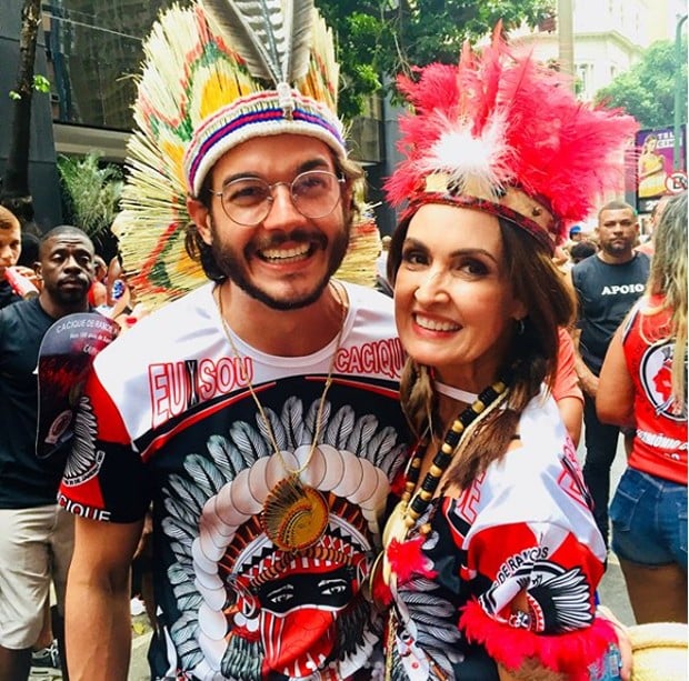 Túlio Gadelha e Fátima Barnardes (Foto: Reprodução)