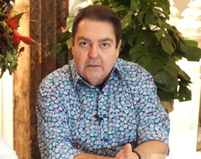 O apresentador Fausto Silva conversou com a youtuber Maria Cavalcante e fez algumas revelações. (Foto: Reprodução/Youtube)
