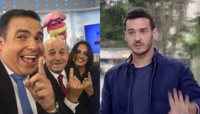 Balanço Geral SP barrou a estreia de Marcos Veras em audiência no Vídeo Show. (Foto: Reprodução/Montagem)