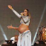 A cantora Ivete Sangalo enquanto grávida (Foto: Divulgação)