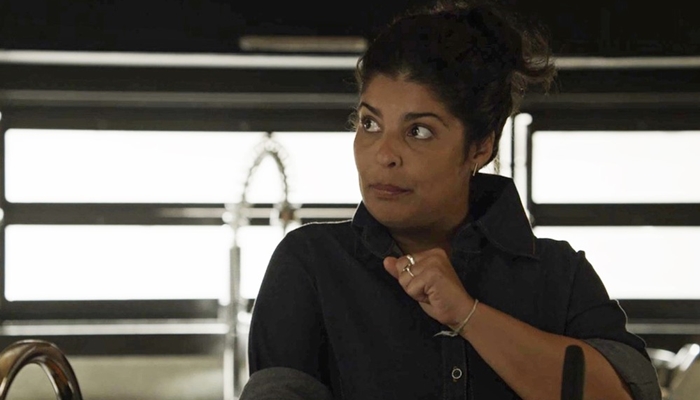 Janete (Daniela Fontan) em cena de O Outro Lado do Paraíso (Foto: Divulgação/Globo)