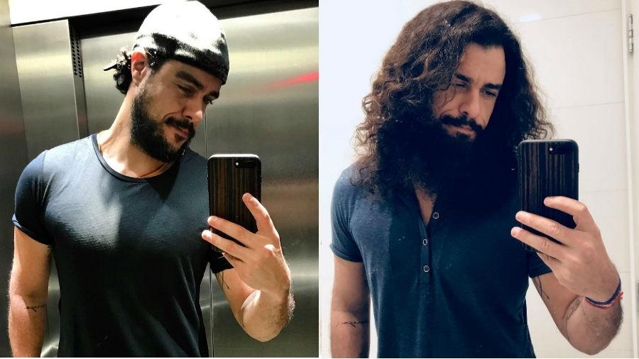 Joaquim Lopes apresenta visual que usará em Orgulho e Paixão. (Foto: Reprodução/Instagram)