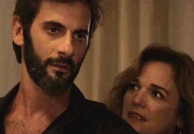 Lorena sofrerá com a morte do marido em O Outro Lado do Paraíso. (Foto: TV Globo/Divulgação)