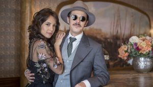 Lucinda (Andreia Horta) e Fernão (Jayme Matarazzo) em cena de Tempo de Amar (Foto: Marília Cabral/Globo)