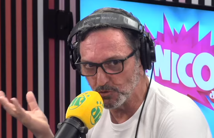 Paulo Miklos na Jovem Pan (Foto: Reprodução)