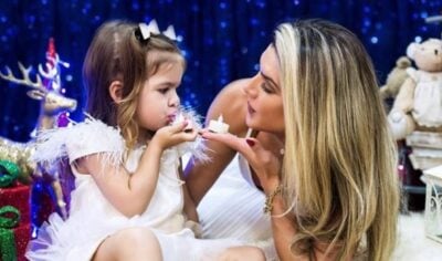 Mirella Santos e a filha Valentina. (Foto: Divulgação)