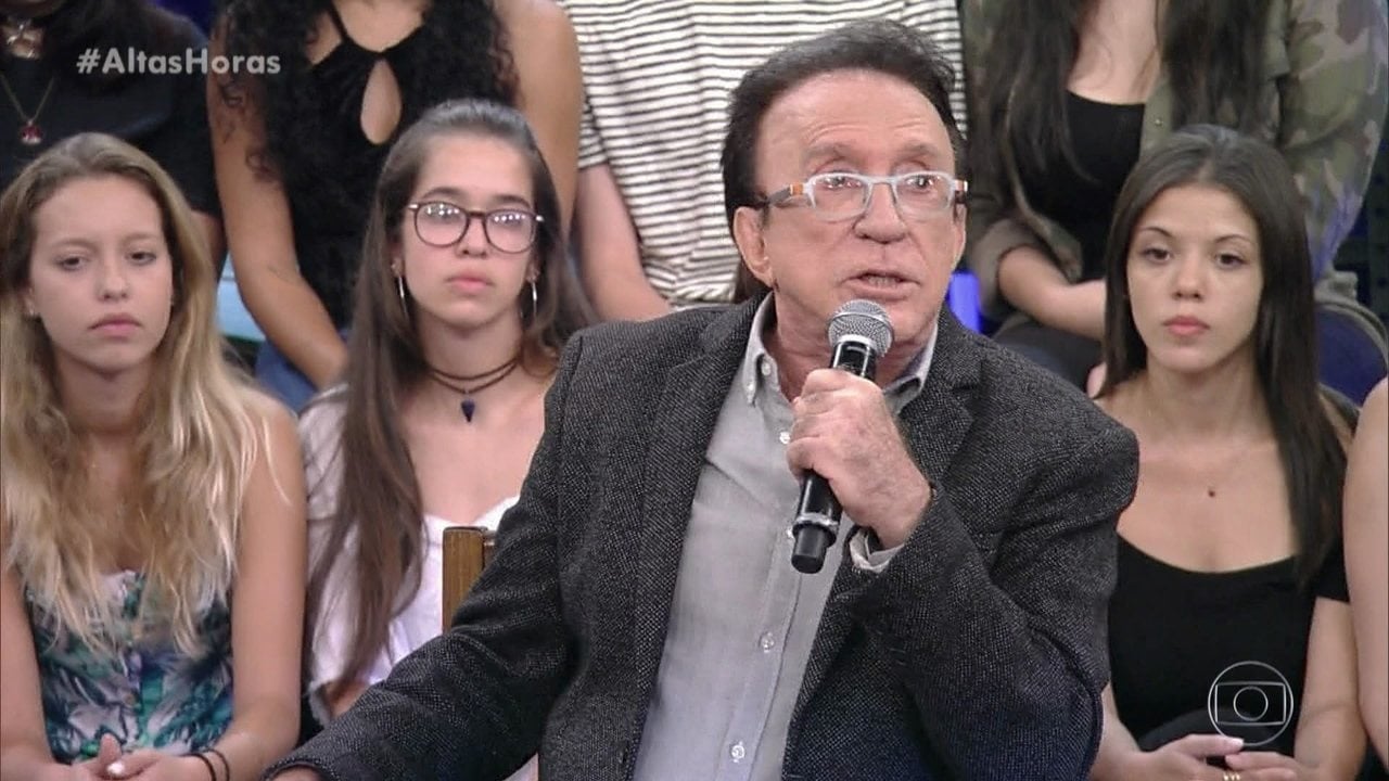 Moacyr Franco no Altas Horas (Foto: Reprodução)