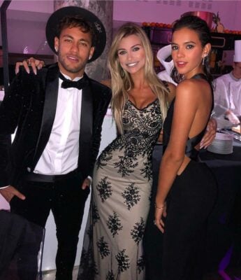 Neymar e Bruna Marquezine, na festa de aniversário de 26 anos do craque (Foto: Reprodução/Instagram