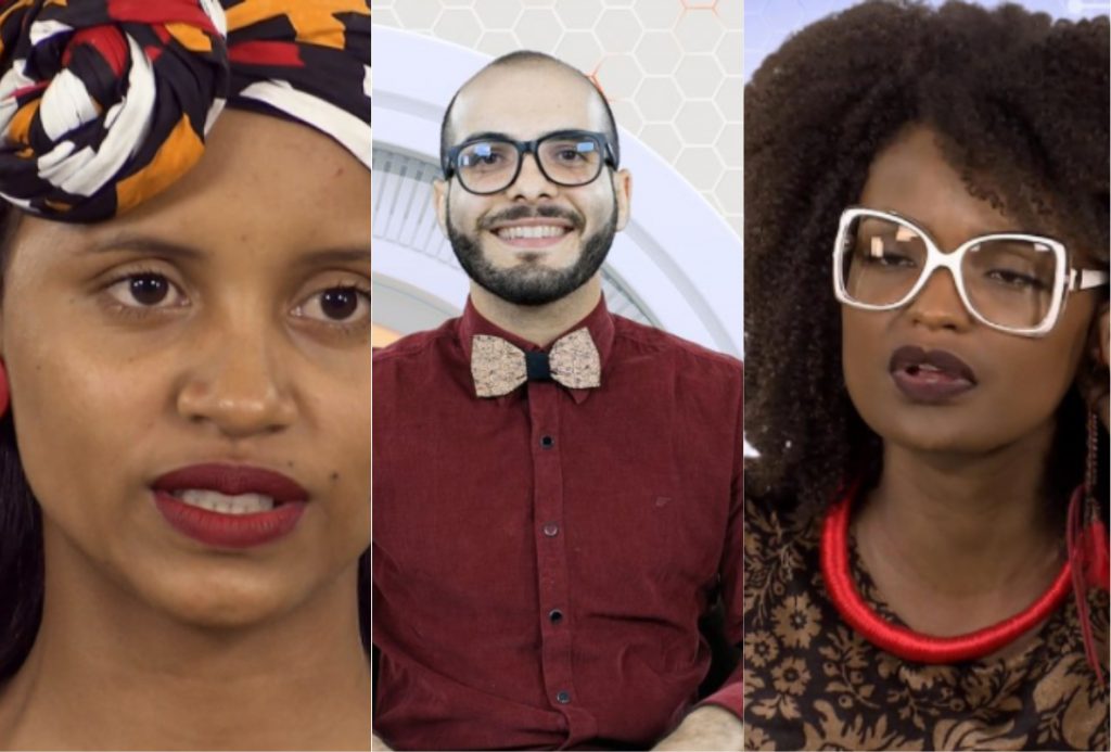 Gleice, Mahmoud e Nayara estão no paredão do BBB18 (Foto montagem: TV Foco)