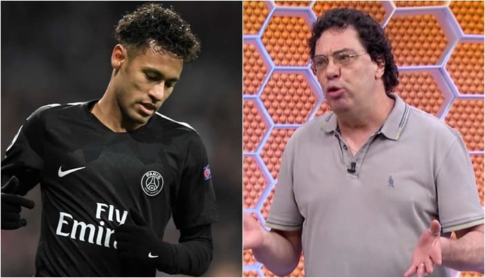 Neymar e Walter Casagrande. (Foto: Montagem/Reprodução)