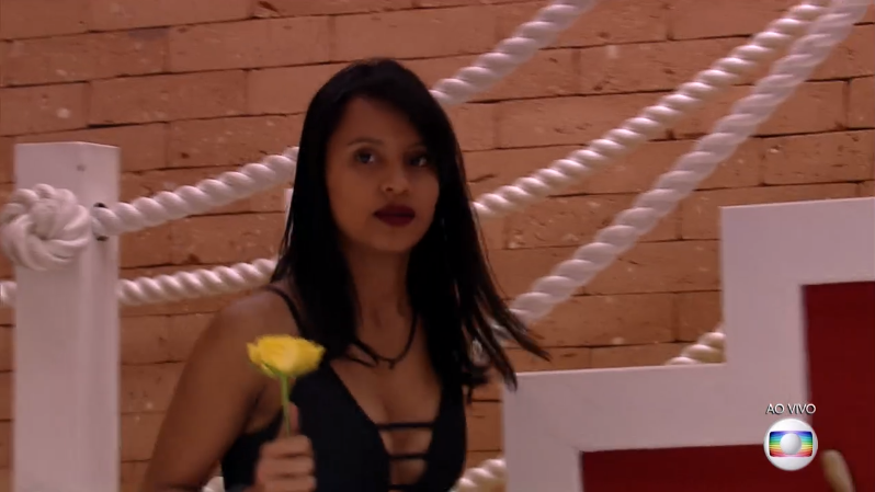 A sister Gleice Damasceno de volta ao BBB18 (Foto: Reprodução/Globo)