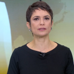 Sandra Annenberg no Jornal Hoje (Foto: Reprodução/Globo)
