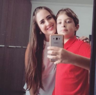 Patricia e o filho (Foto: Divulgação)
