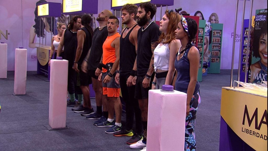 Prova do Líder do BBB18 foi em duplas novamente (Foto divulgação)