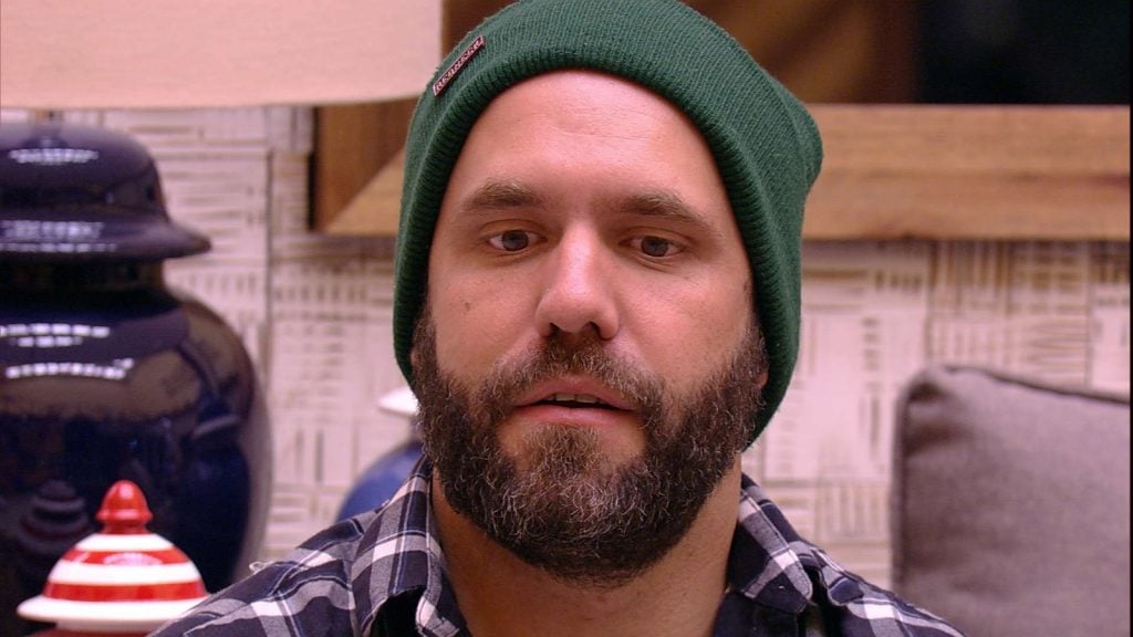 Caruso chamou a atenção em eliminação do BBB18 (Foto: Reprodução)