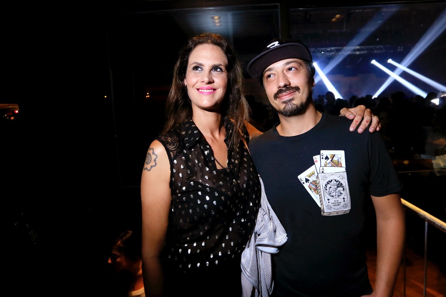Aritana Maroni e o marido, Paulo Rogério (Foto: Reprodução)