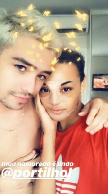 Pabllo Vittar e o suposto namorado (Foto: Reprodução)