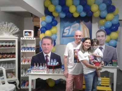 Festa de garoto com tema do SPTV (Foto: Reprodução)