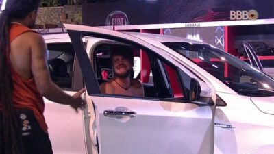 Breno chora após eliminação (Foto: TV Globo)