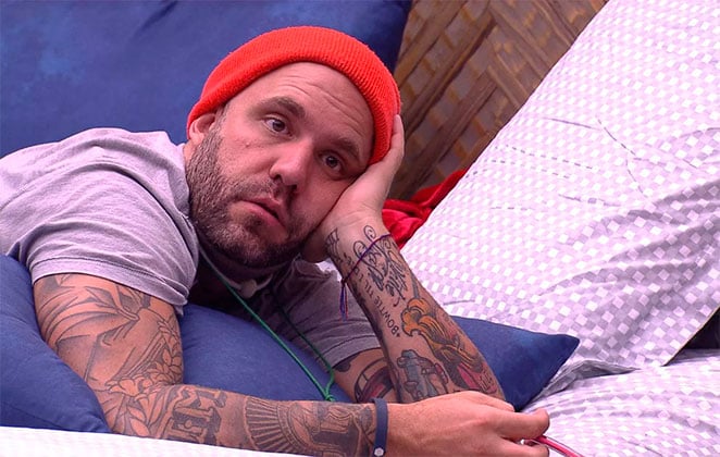 Caruso no BBB18 (Foto: Reprodução)